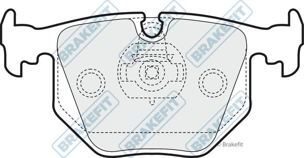 APEC BRAKING Piduriklotsi komplekt,ketaspidur PD3199